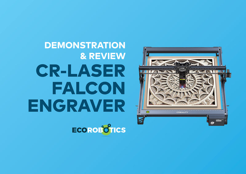 CREALITY CR-LASER FALCON ENGRAVER 10W - DEMONSTRATION & REVIEW