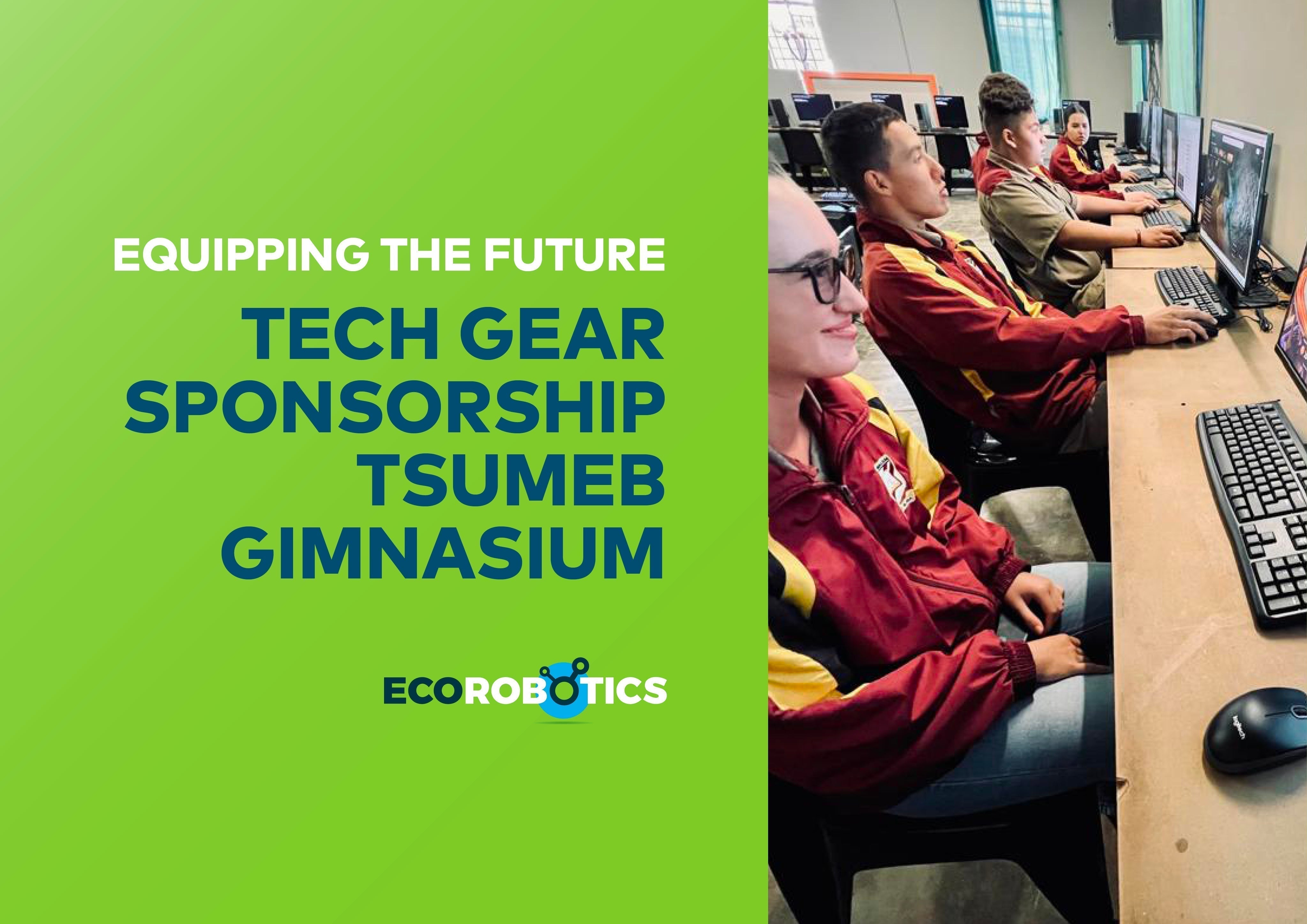 EQUIPPING THE FUTURE: EcoRobotics sponsors tech gear to Tsumeb Gimnasium
