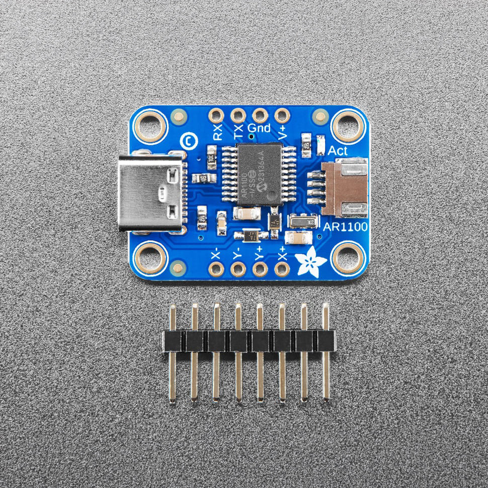 ADAFRUIT AR1100 Resistive Touchscreen USB Controller