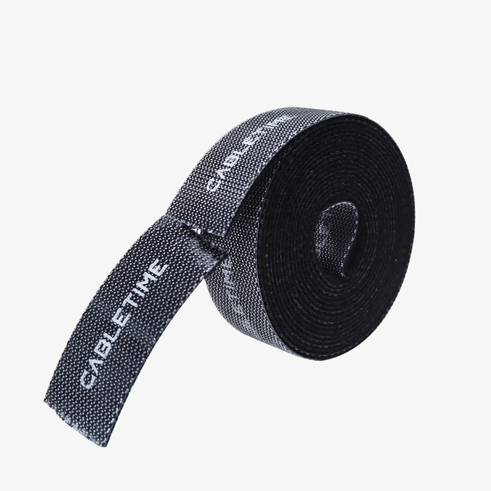 CABLETIME Reusable Hook-and-loop Cable Tie Roll, 2m