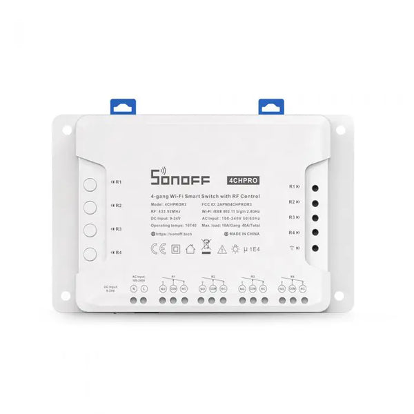SONOFF 4CH Pro R3 4-Gang Wifi Smart Switch with RF Control