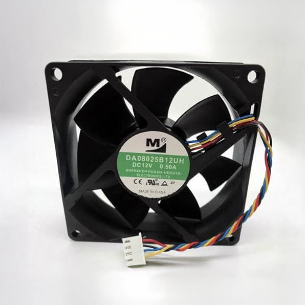 Cooling Fan DA08025B12UH DC12V 0.50A 8CM 8025 4-Wire