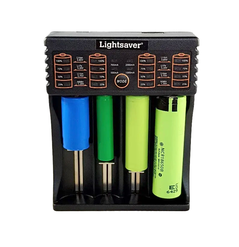 BATTERY EXPERTS LIGHTSAVER Lithium-ion Universal Charger (4 slot)