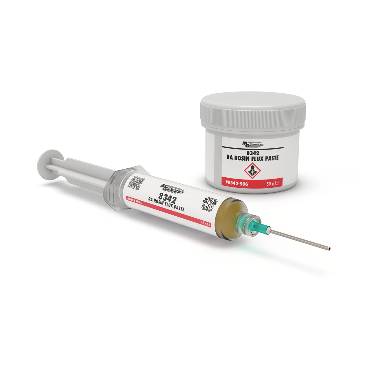 MG CHEMICALS 8342 Rosin Flux Paste Syringe, 10 ml