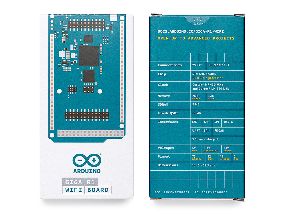 ARDUINO® Giga R1 WiFi Development Board