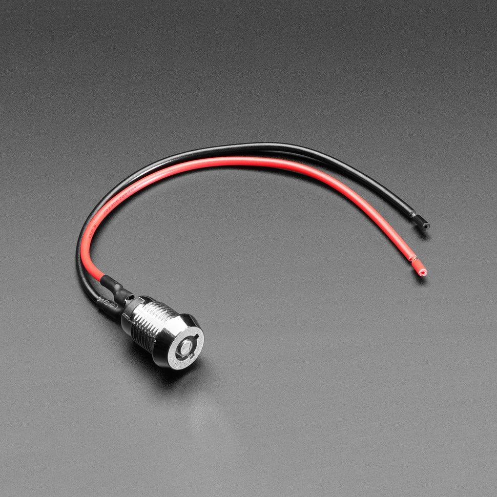 ADAFRUIT On/Off Round Key Lock - (12mm Diameter)