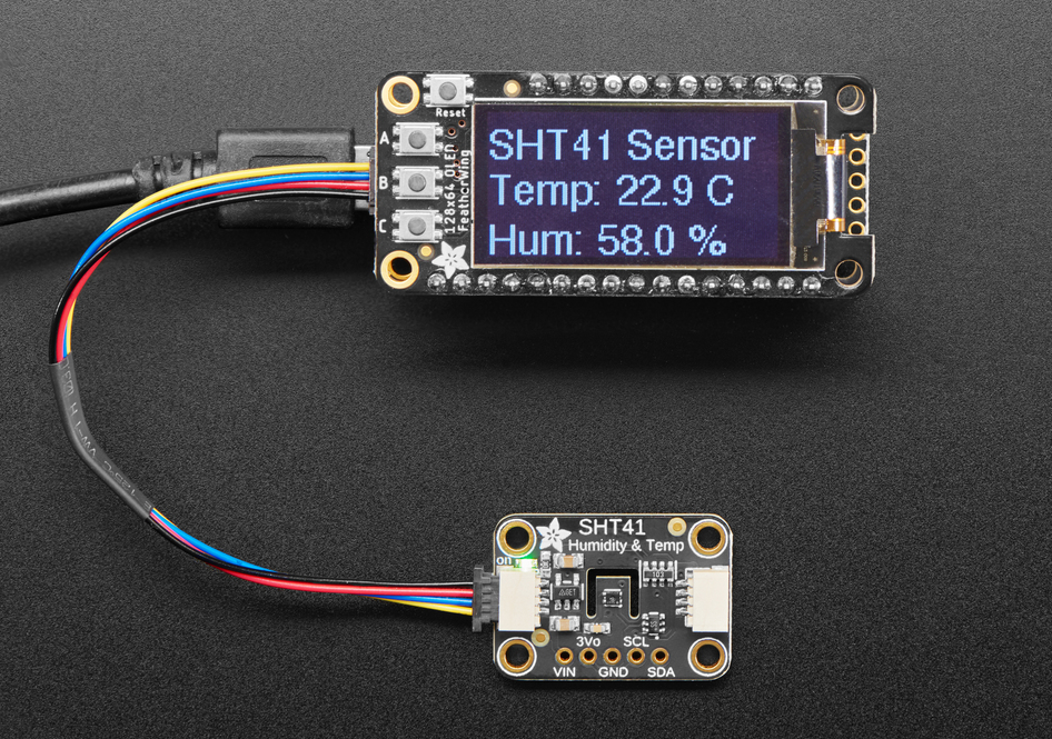 ADAFRUIT Sensirion SHT41 Temperature & Humidity Sensor - STEMMA QT / Qwiic