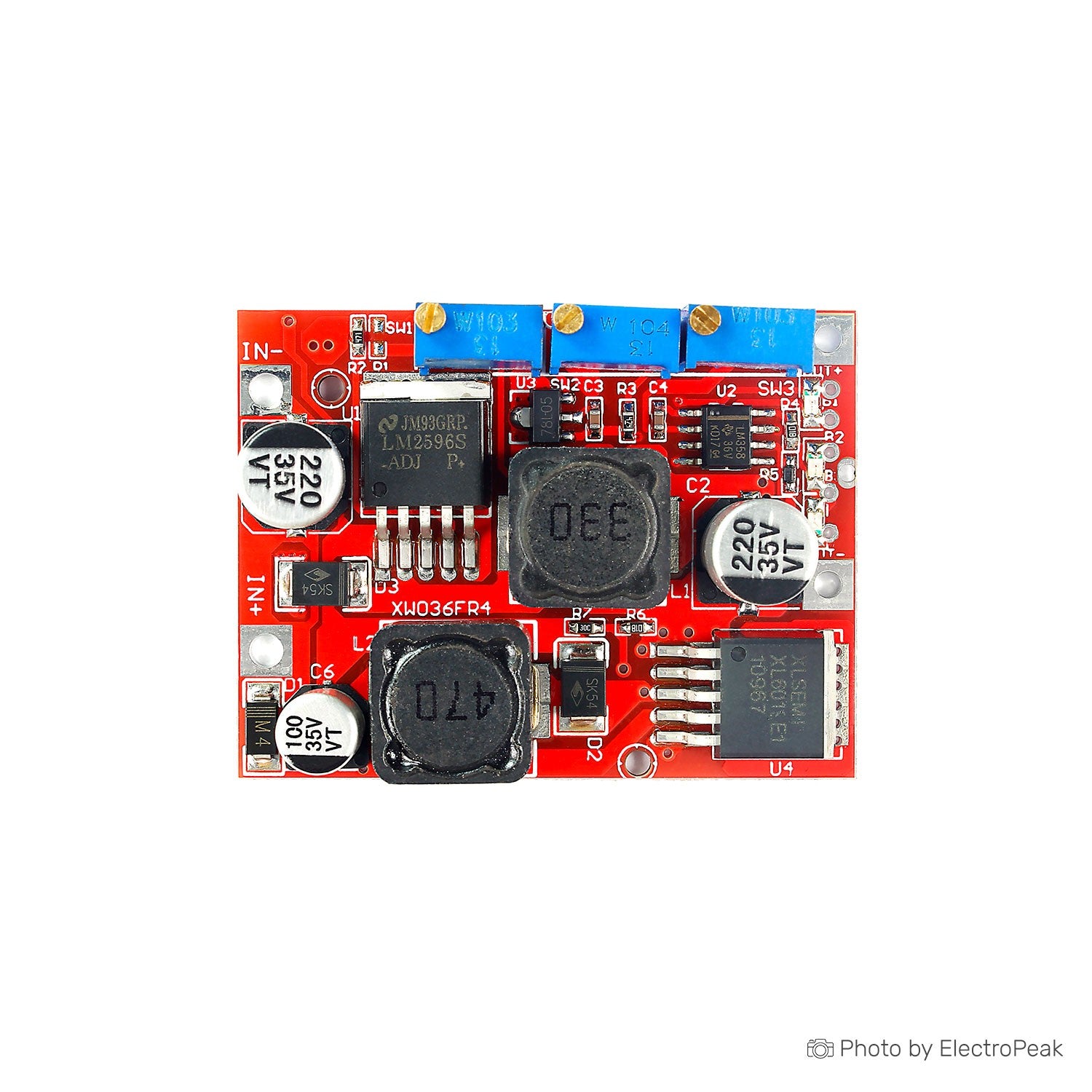 Solar Energy Wind Belt Charging Constant Current Constant Voltage Power Supply Module LM2596 2577