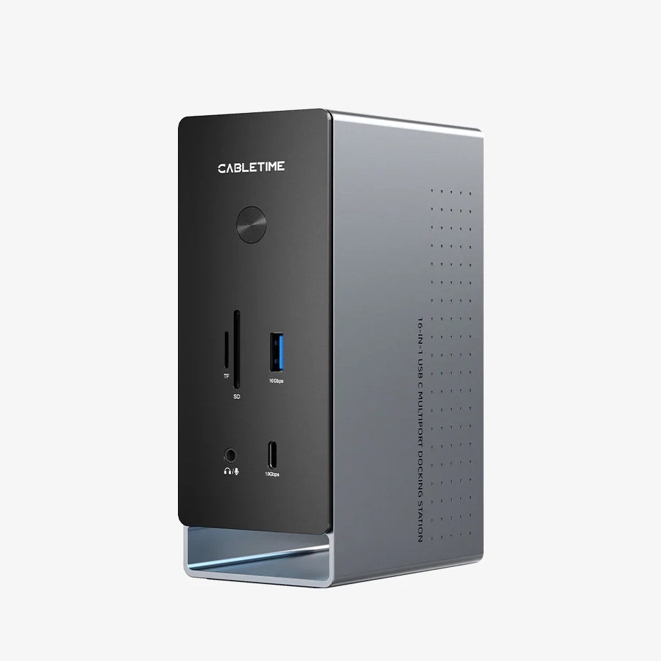 CABLETIME 16-IN-1 4K USB C Multiport Docking Station
