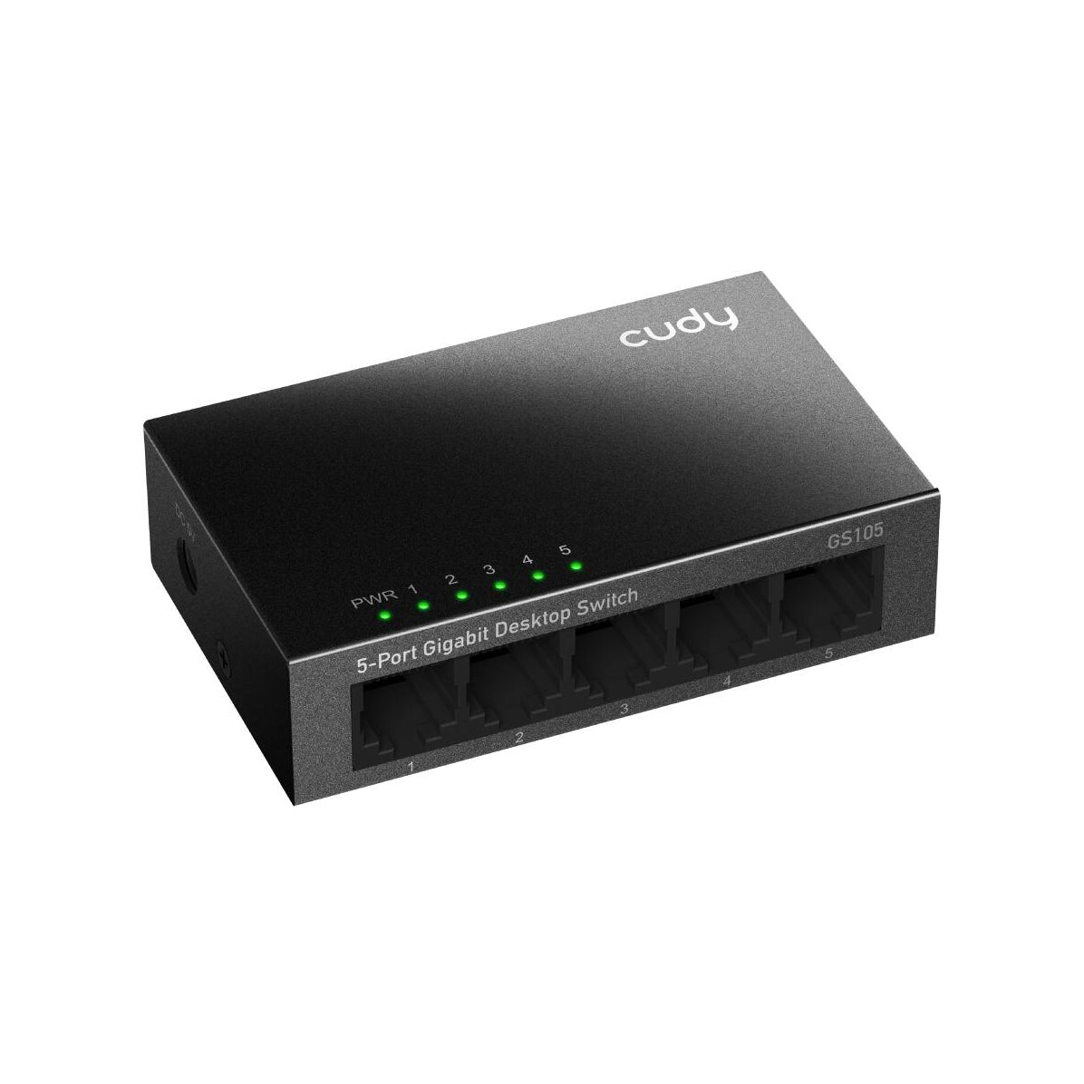CUDY 5 Port Metal Gigabit Desktop Switch