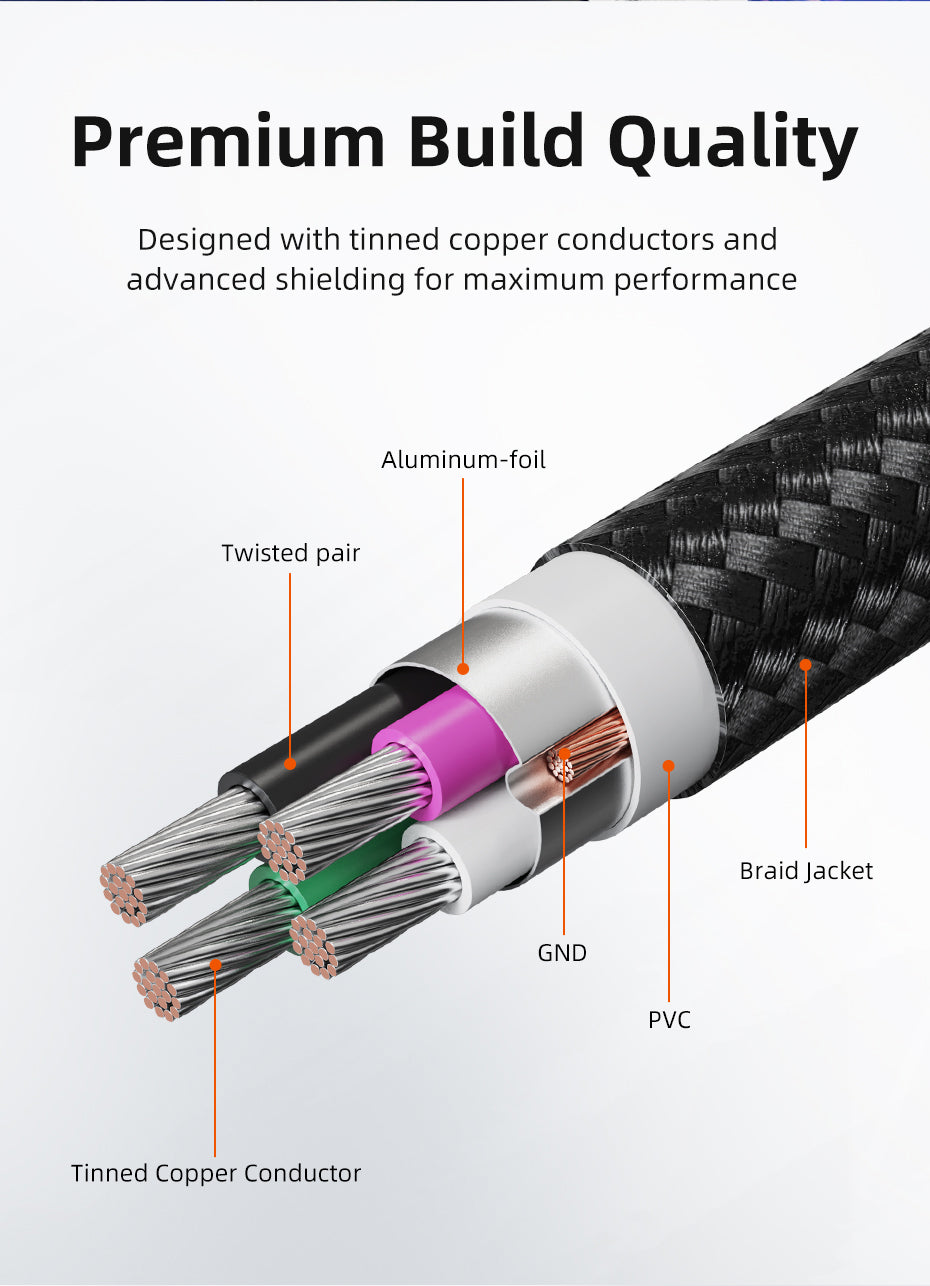 CABLETIME USB A 2.0 Printer Cable 5m