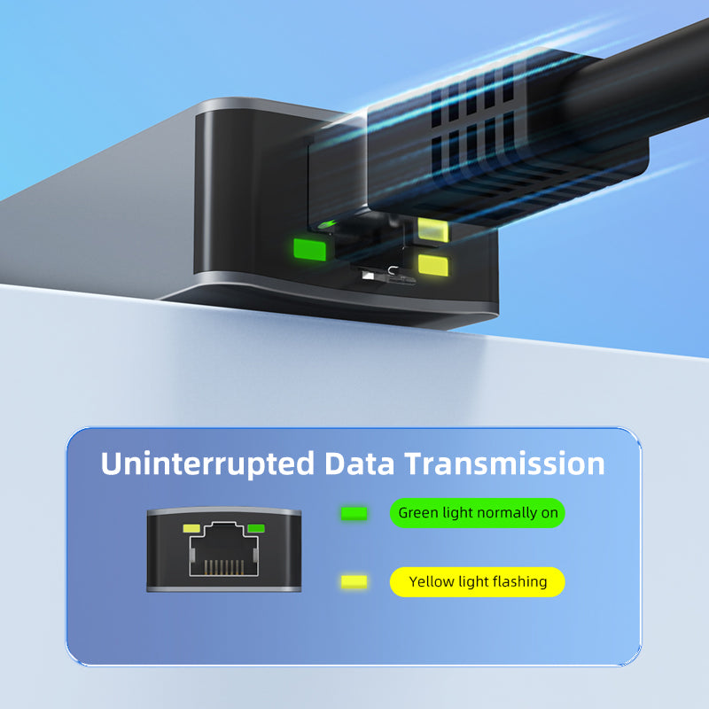 CABLETIME USB A 3.0 to RJ45 2.5Gbps Adapter