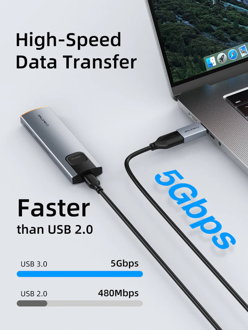 CABLETIME USB-C tp USB-A Female Adapter