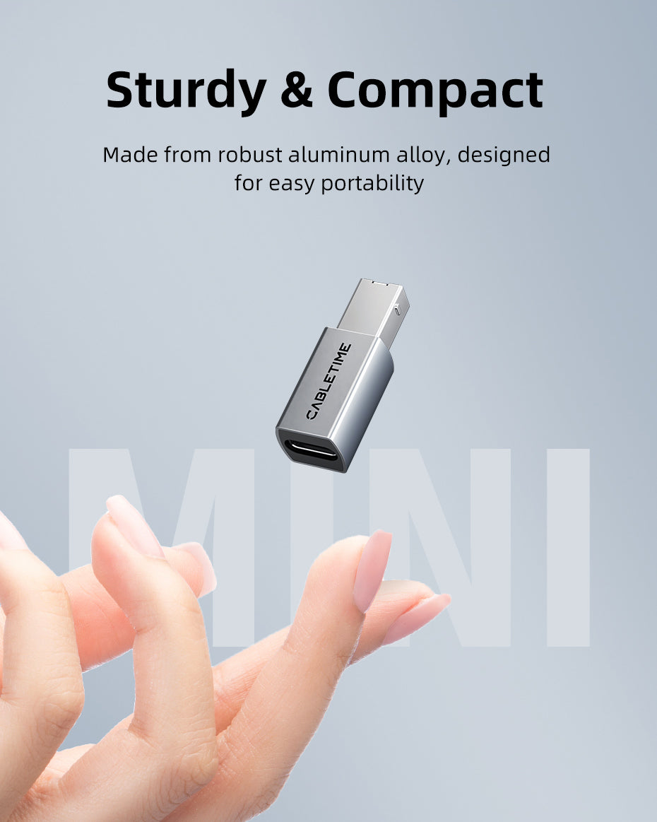 CABLETIME USB-C To Printer Adapter