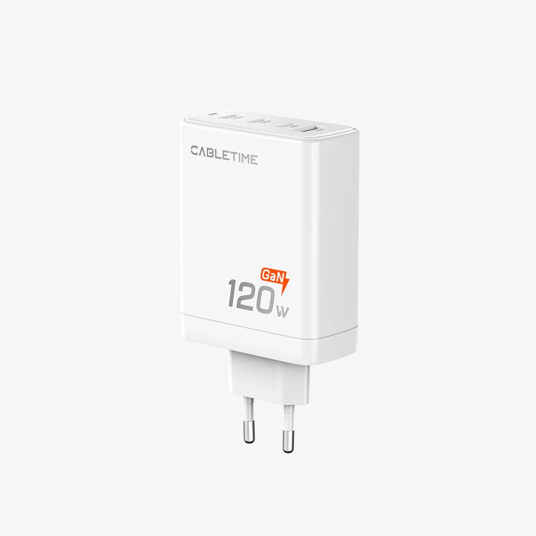 CABLETIME GaN PD3.0 3C1A 120W Wall Charger