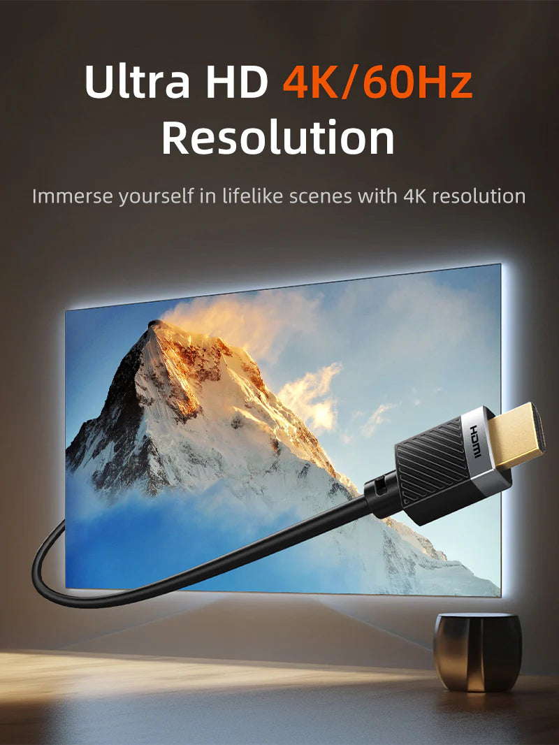 CABLETIME HDMI2.0 4k/60Hz Gold Plated Cable, 10m