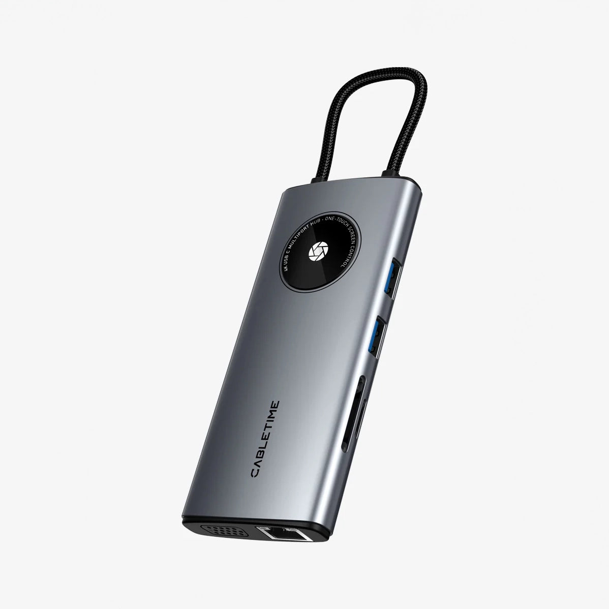 CABLETIME 10-IN-1 USB C Hub SST Lens Series