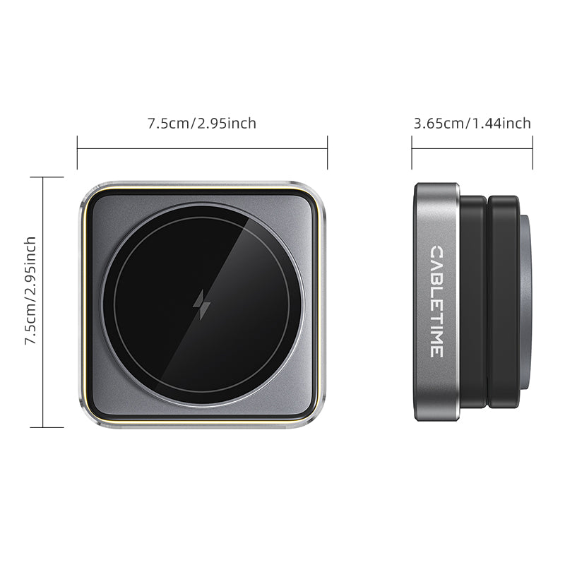 CABLETIME 3-IN-1 Wireless Charger