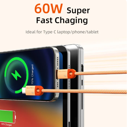 CABLETIME 60w USB-C Charge Cable (1m)