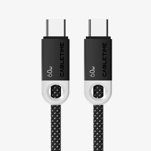CABLETIME 60w USB-C Charge Cable Black (2m)
