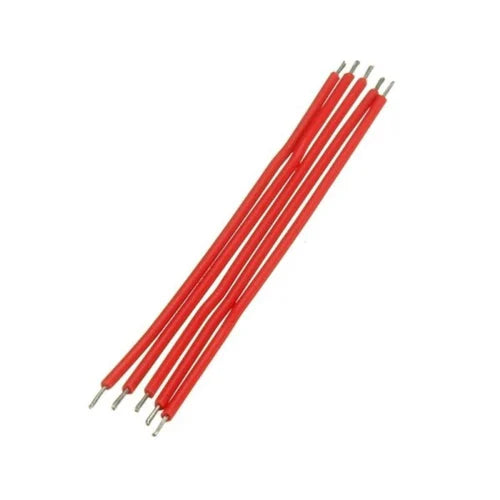 Bundle 24AWG 15cm Electronic Wire Cable - Red (Pack of 20)