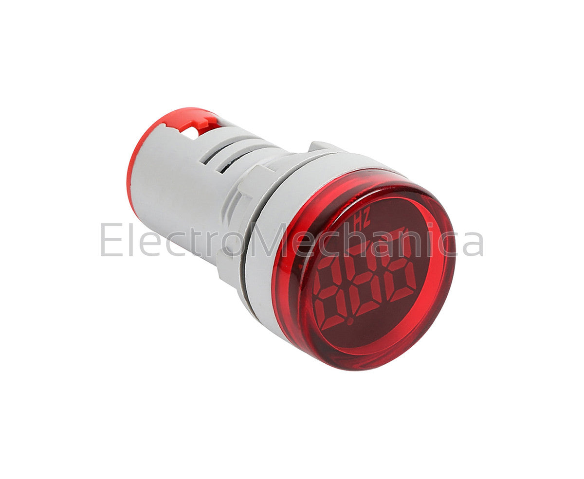ELECTRO MECHANICA (22mm) RED FREQ. METER 0-99Hz