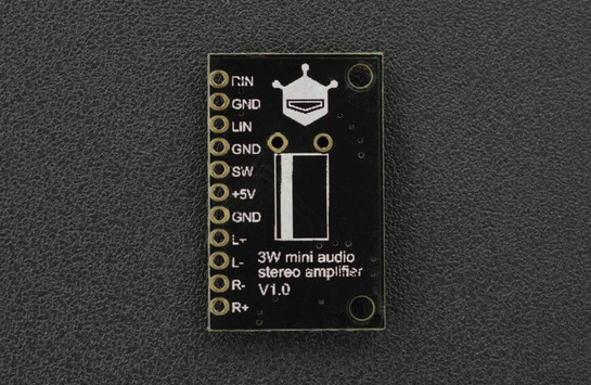 Fermion: PAM8403 3W Mini Audio Stereo Amplifier - W2.54 (Breakout)