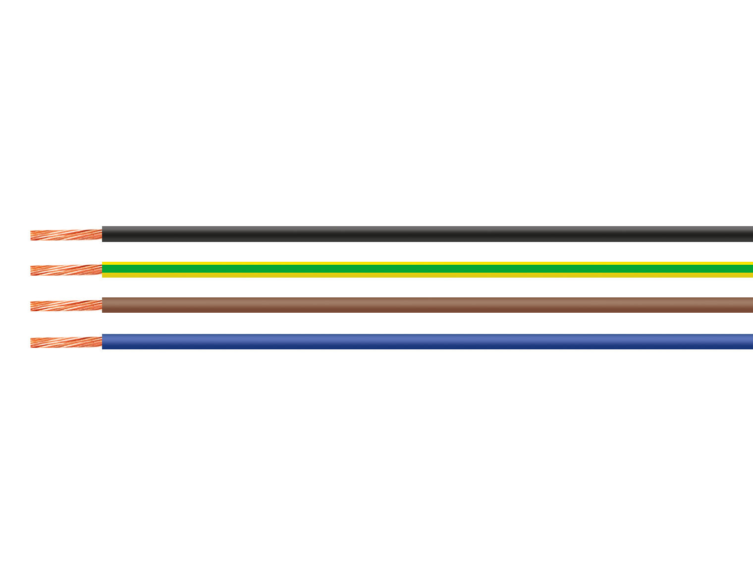 HELUKABEL H05-K 1x0.75mm2 Green-yellow 1m