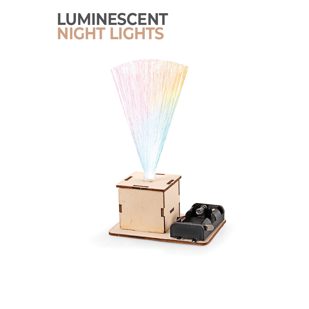 BUBBLEGUM Wood STEM Luminescent Night Light