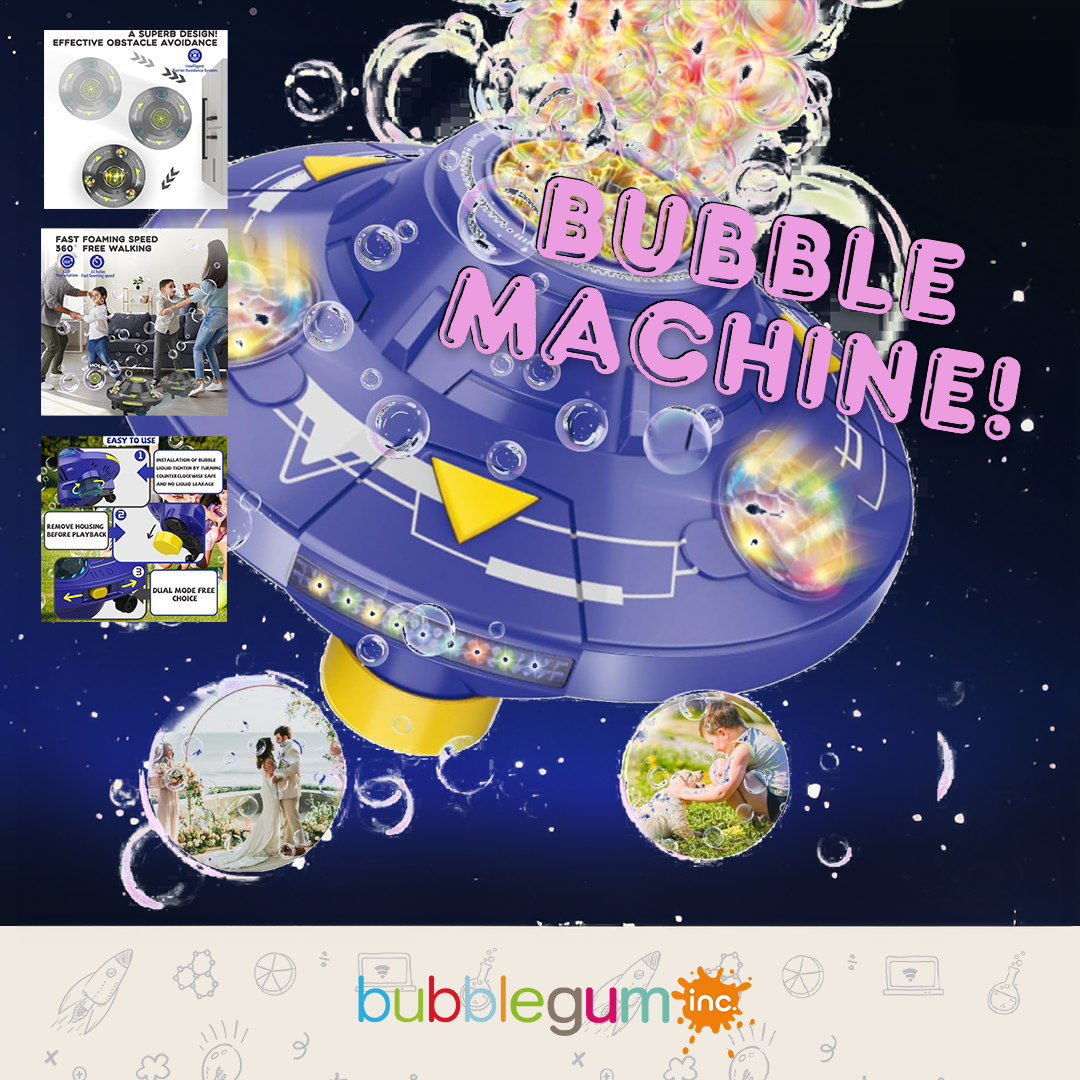 BUBBLEGUM Bubble Machine (Grey)