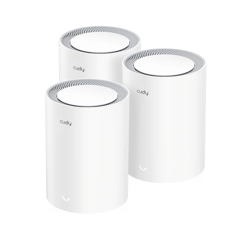 CUDY Dual Band AX 3000 1x2.5G Mesh System 3pk
