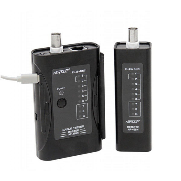 Cable tester for UTP/STP RJ45 and BNC