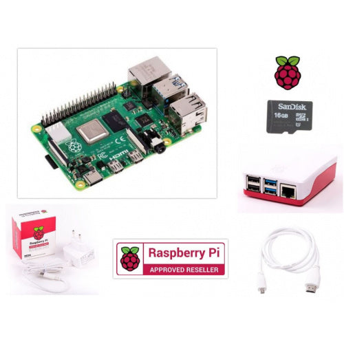 Raspberry Pi 4 Model B 8GB Kit - White Case