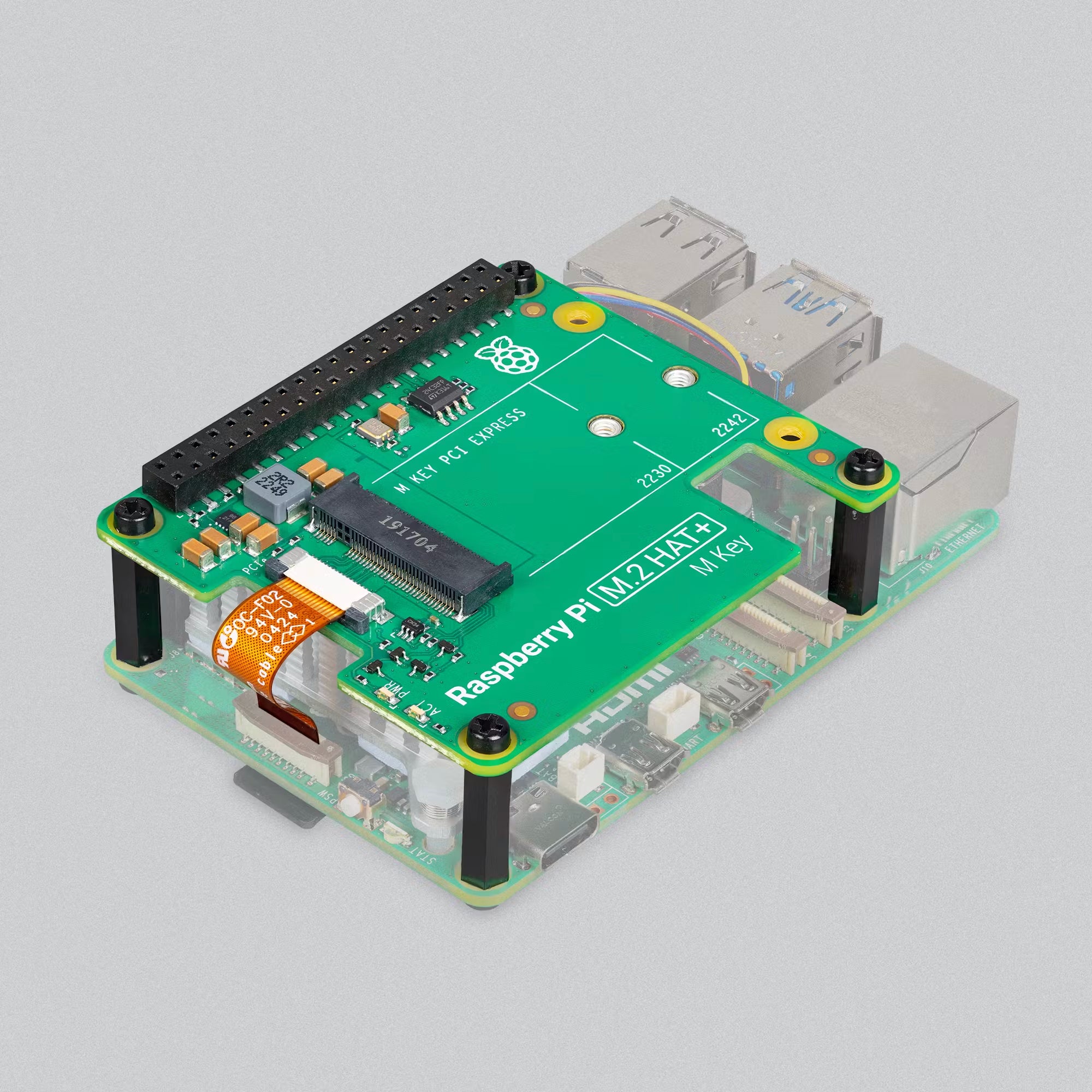 RASPBERRY PI M.2 HAT+