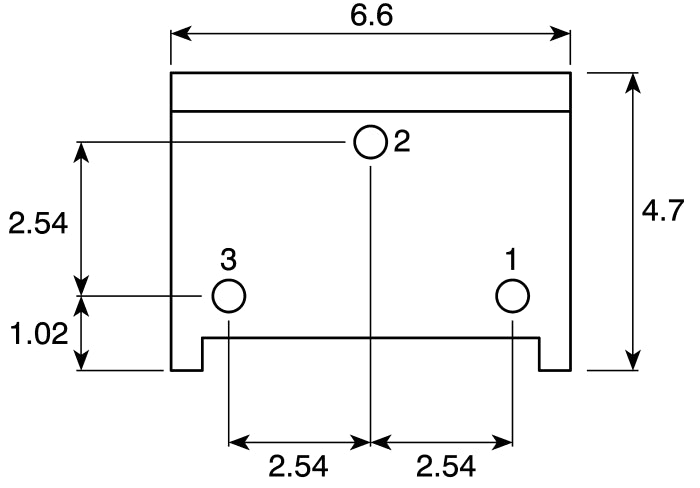 RS COMPONENTS 10kΩ Through Hole Trimmer Side Adjust Potentiometer