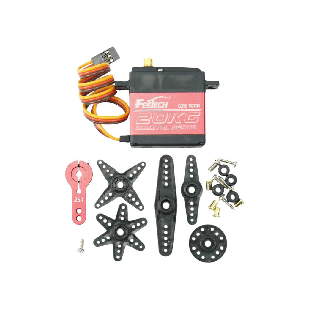 DFROBOT High Torque Waterproof Metal Gear Digital Servo (20KG, 180°, IP54)