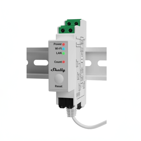 SHELLY PRO 3EM ( 3 PHASE ELECTRICITY MONITOR) RELAY WITH THREE 120A CLAMPS