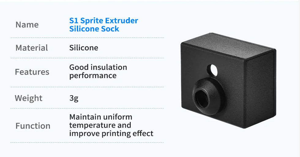BIQU3D Silicone Socks For Ender 3 S1 Pro/Ender 3 S1
