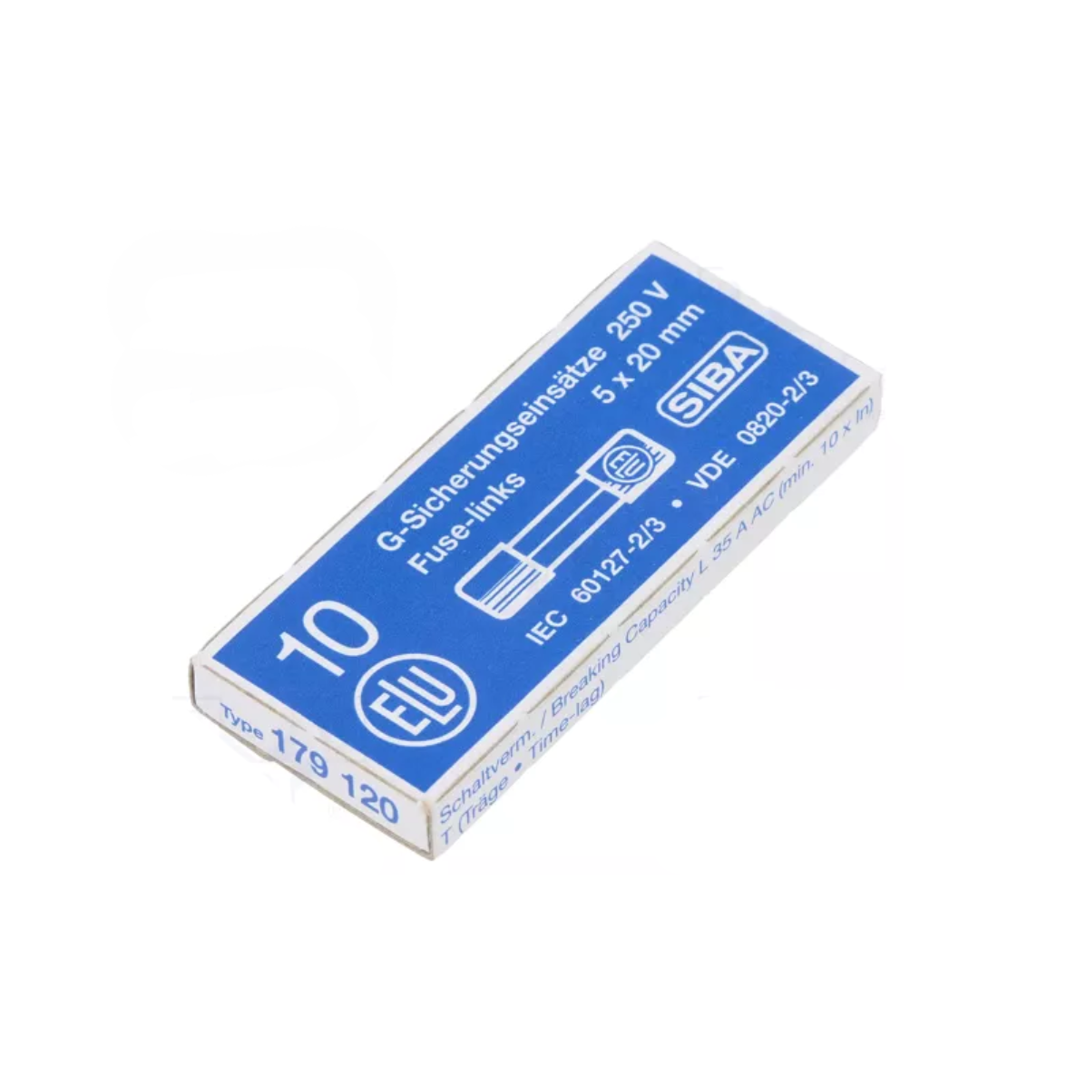 TME Fuse Cylindrical,Glass; 32mA 250VAC (Pack of 10)