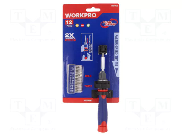 TME Screwdrivers -Phillips-Slot-Torx® (12pcs)