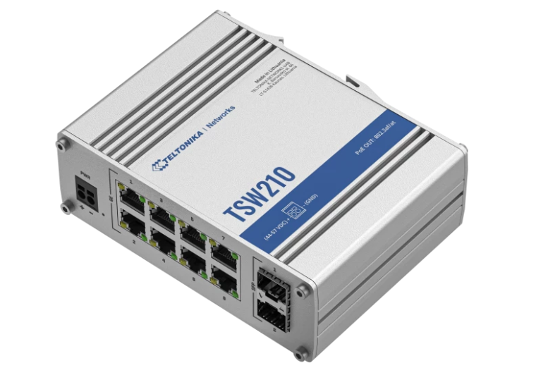 TELTONIKA TSW210 UNMANAGED INDUSTRIAL SWITCH