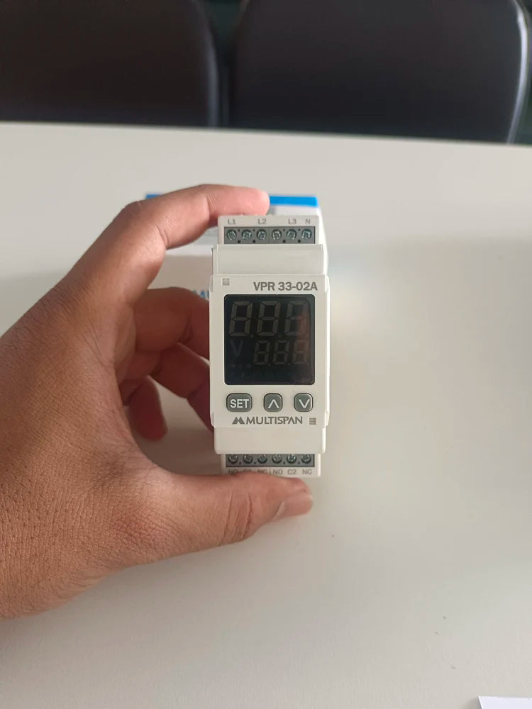 MULTISPAN VPR-33-02A Voltage Protection Relay – Digital DIN Rail Mount