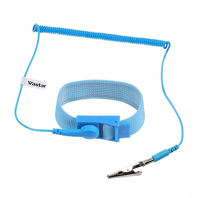 VASTAR ESD Anti-Static Wrist Strap Buckle, Blue