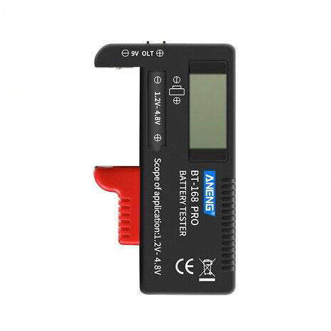 1.2V-4.8V and 9V Battery Voltage Tester BT 168 Pro