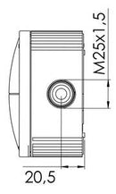 ELECTRO MECHANICA Junction box (110x110x66mm), polypropylene, RAL 7035