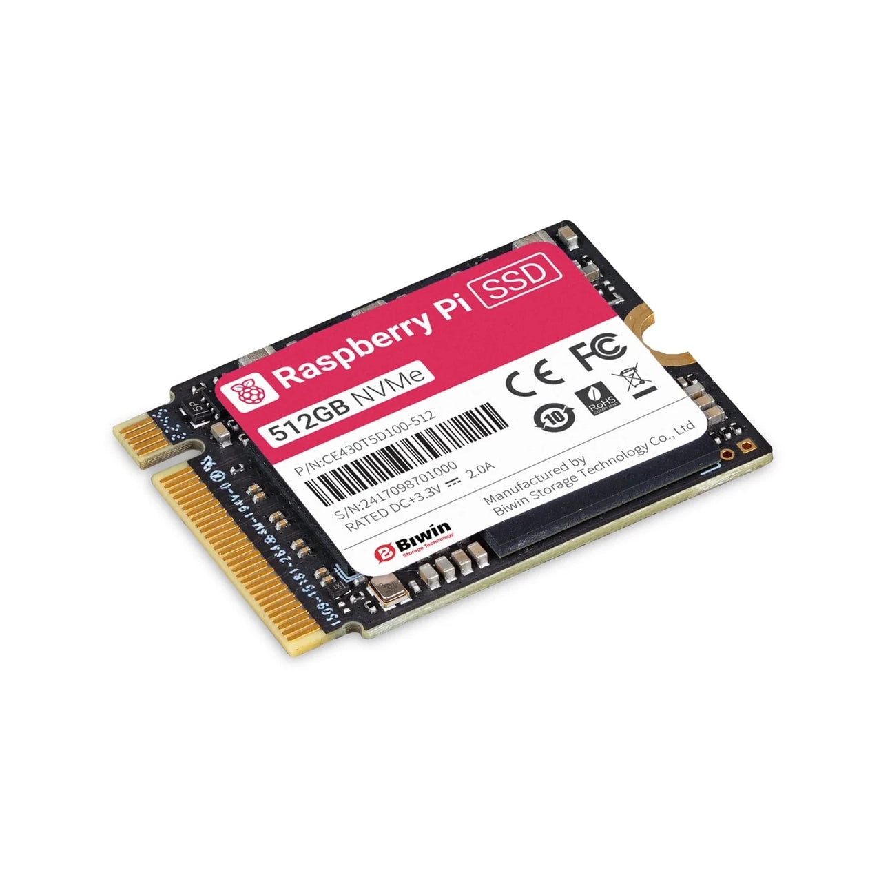 RASPBERRY Pi SSD - 512GB