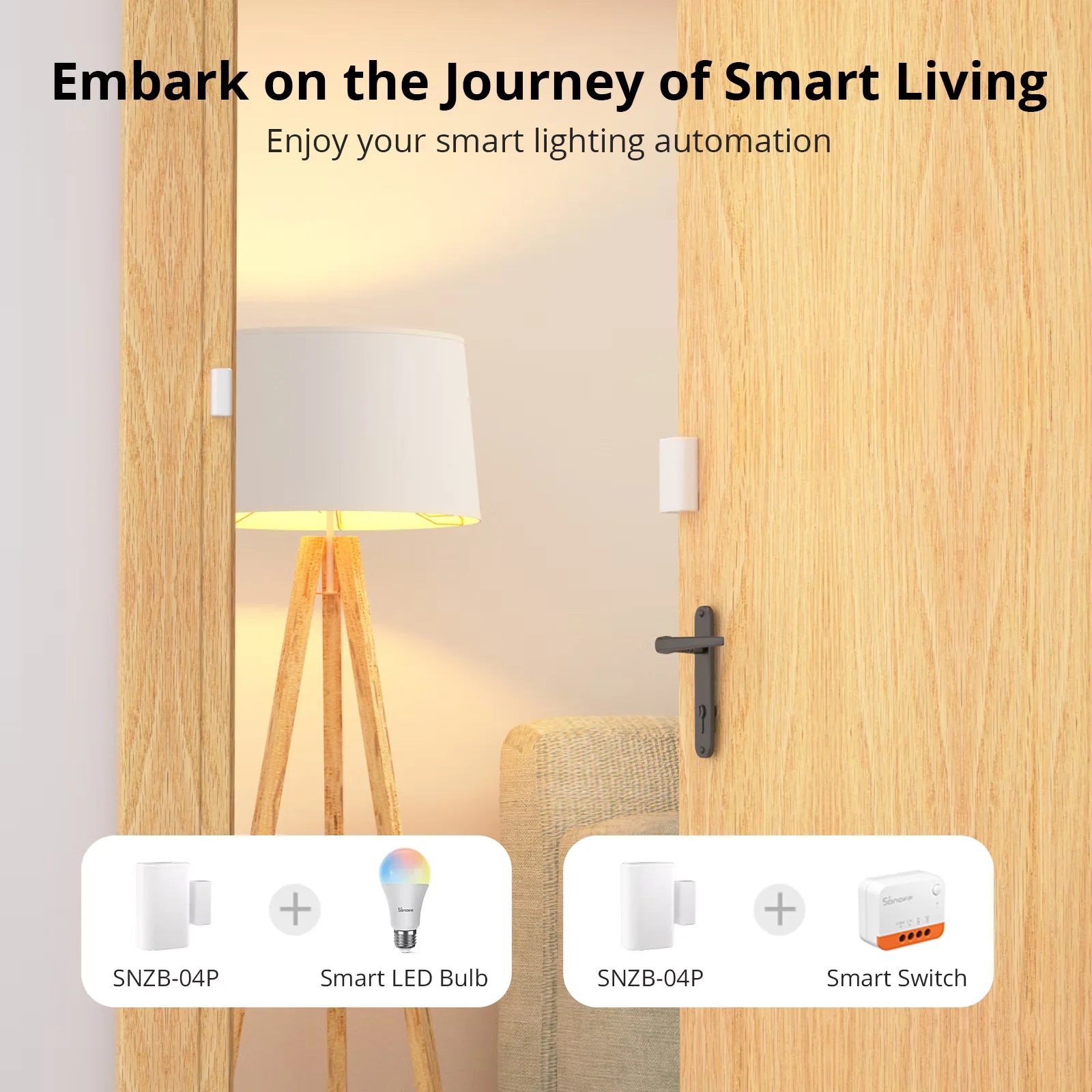 SONOFF SNZB-04P Zigbee Door/Window Sensor (with battery, pack of 2)
