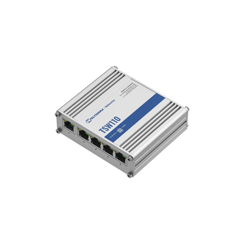 TELTONIKA TSW110 5 Port Switch 10/100/1000 (L2)