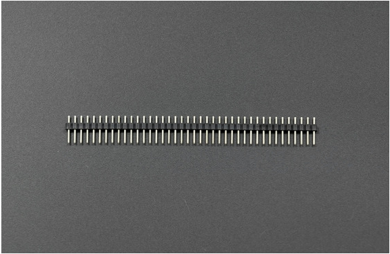 DFROBOT 0.1″ (2.54 mm) Arduino Male Pin Headers (Straight Black 10pcs)