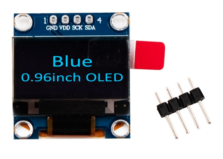 0.96" Inch Blue I2C IIC OLED LCD Module